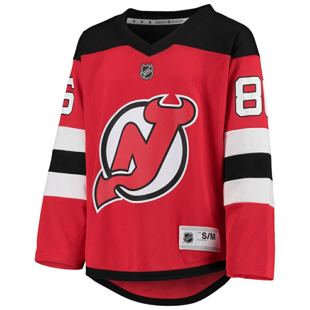 Jack Hughes New Jersey Devils Youth Home Player Replica Jersey - Red - NHL 3749461