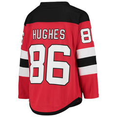 Jack Hughes New Jersey Devils Youth Home Player Replica Jersey - Red - NHL 3749461