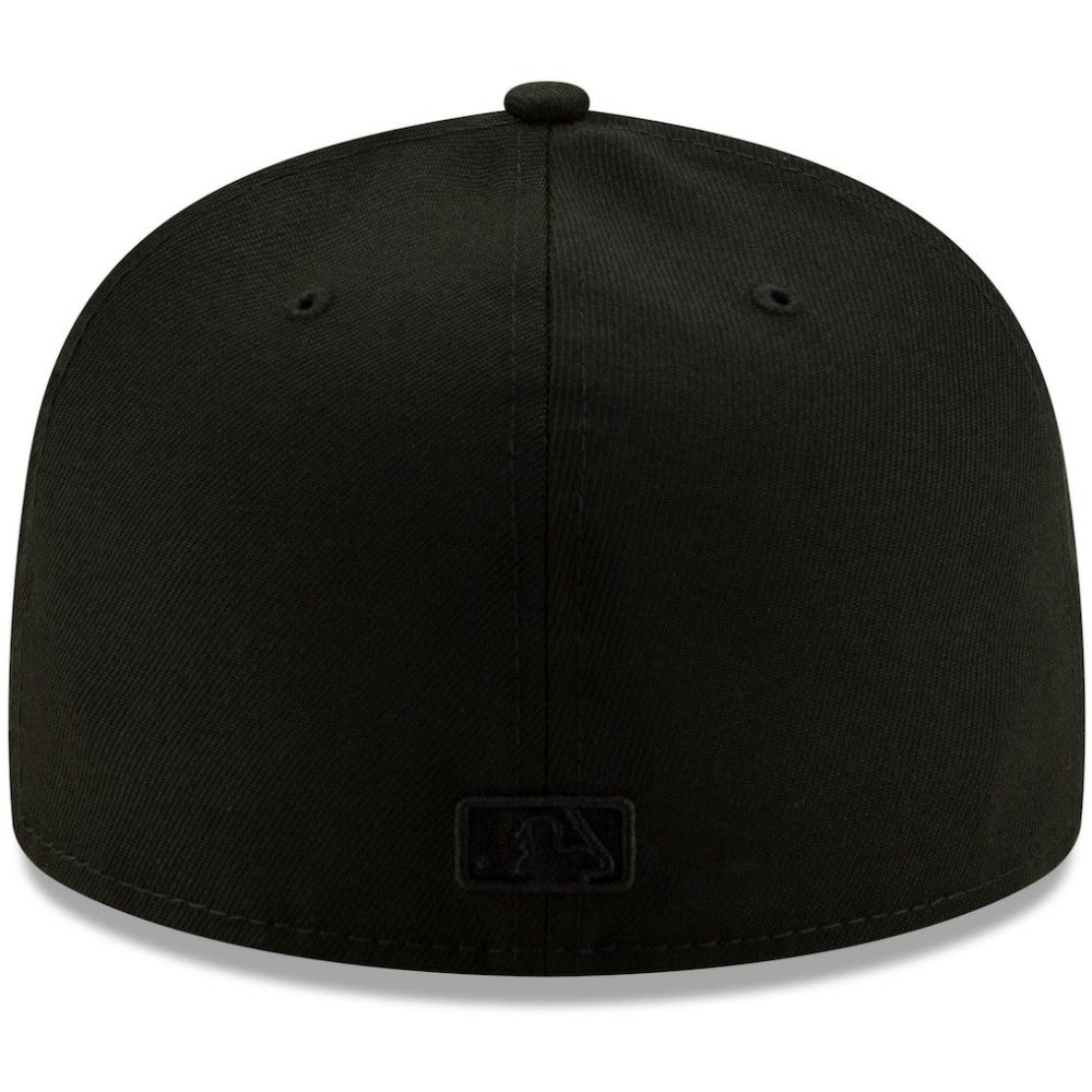San Diego Padres New Era Black on Black 59FIFTY Fitted Hat - Black - New Era Lifestyle