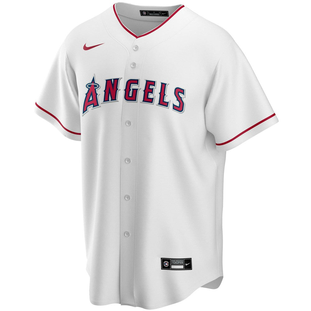 Mike Trout Los Angeles Angels Nike Youth Alternate Replica Player Jersey - White - Nike Discount