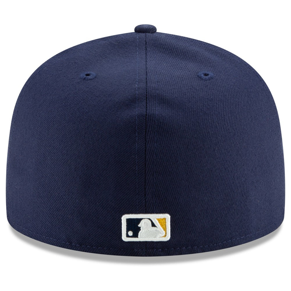 Milwaukee Brewers New Era Home Authentic Collection On-Field 59FIFTY Fitted Hat - Navy - New Era Sale