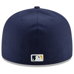 Milwaukee Brewers New Era Home Authentic Collection On-Field 59FIFTY Fitted Hat - Navy - New Era Sale
