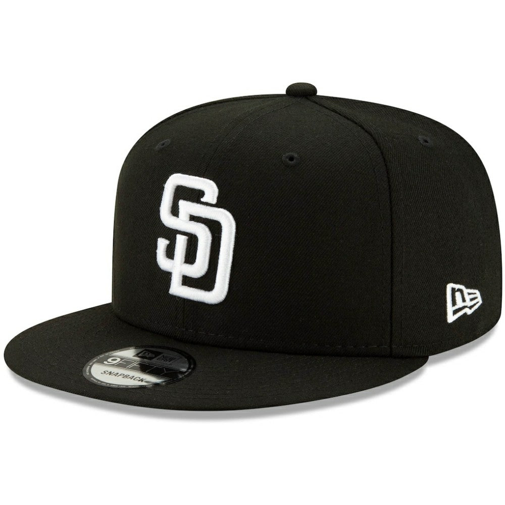 San Diego Padres New Era 9FIFTY Adjustable Hat - Black - New Era Discount