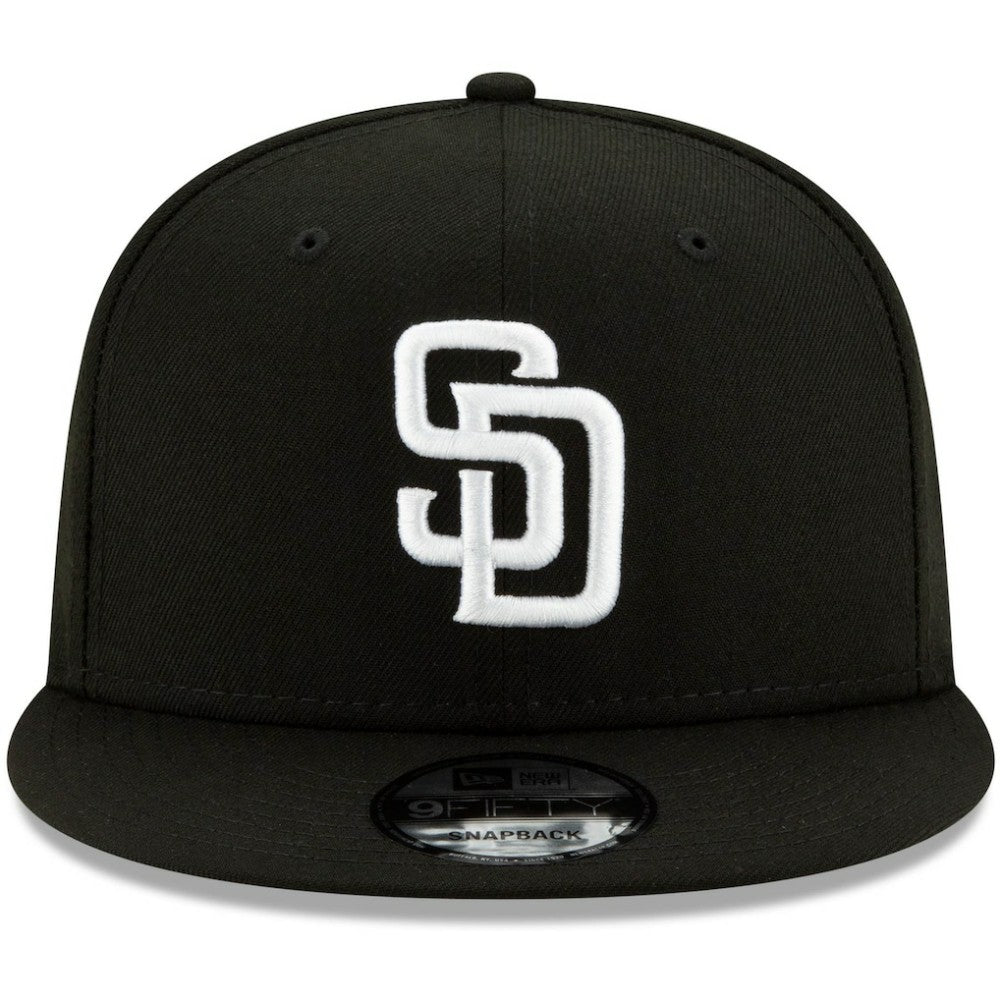 San Diego Padres New Era 9FIFTY Adjustable Hat - Black - New Era Discount