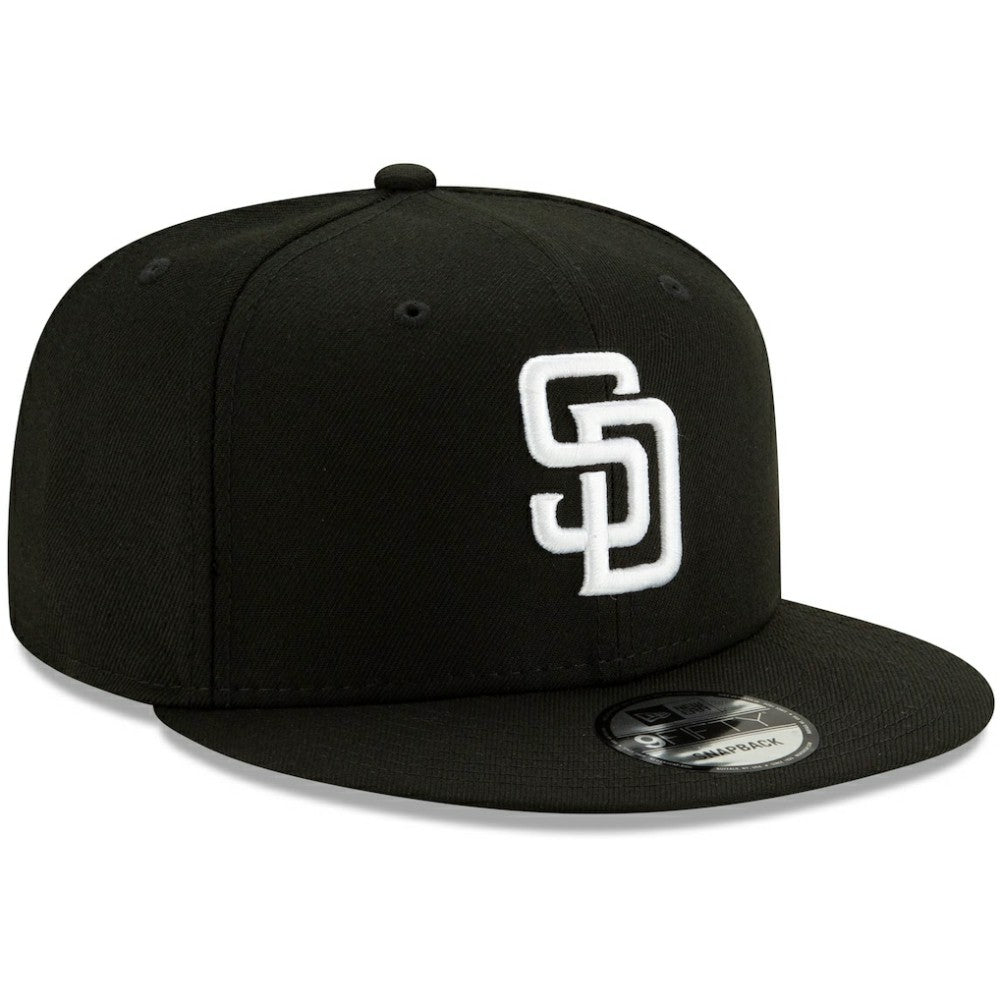 San Diego Padres New Era 9FIFTY Adjustable Hat - Black - New Era Discount