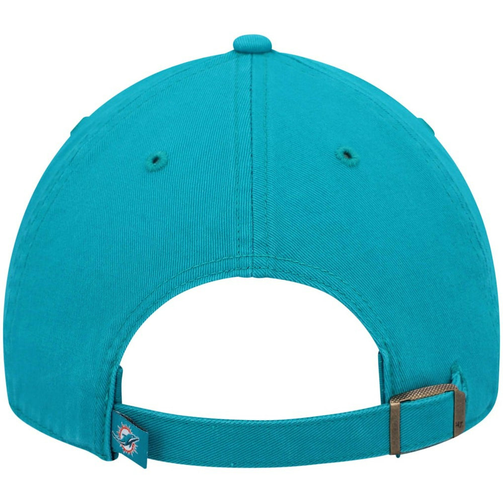 47 brand Miami Dolphins '47 Primary Clean Up Adjustable Hat Aqua