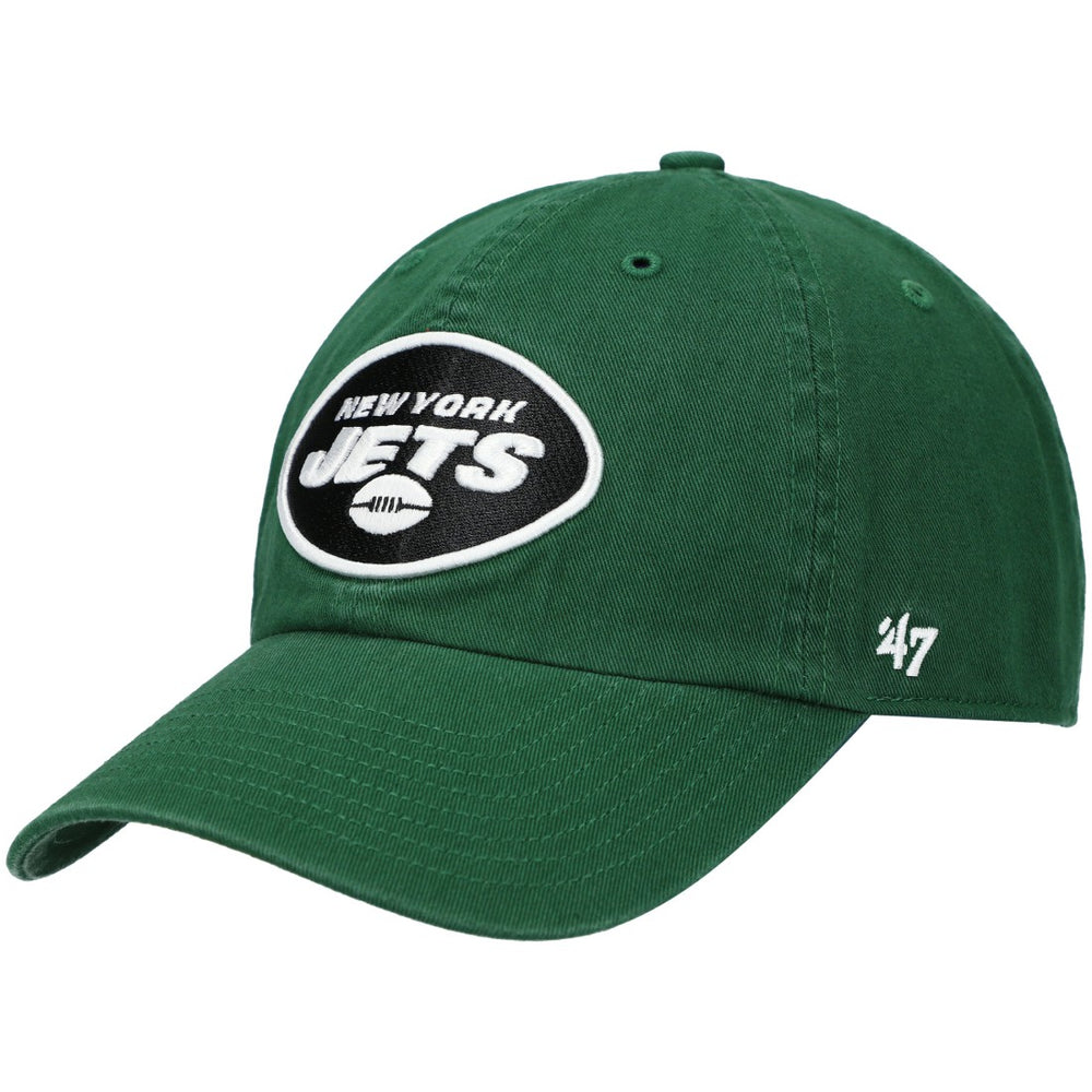 47 brand New York Jets '47 Primary Clean Up Adjustable Hat Green