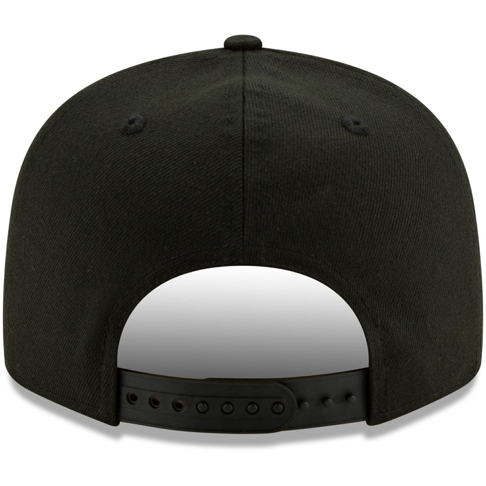 Milwaukee Brewers New Era Black on Black 9FIFTY Snapback Adjustable Hat - Black - New Era Online