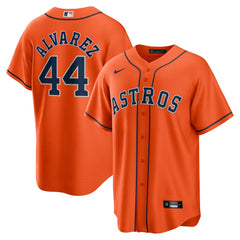 Yordan Álvarez Houston Astros Nike Alternate Replica Player Jersey - Orange - Nike Discount