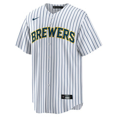 Christian Yelich Milwaukee Brewers Nike Alternate Replica Player Jersey - White - Nike Discount