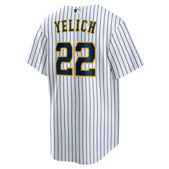 Christian Yelich Milwaukee Brewers Nike Alternate Replica Player Jersey - White - Nike Discount