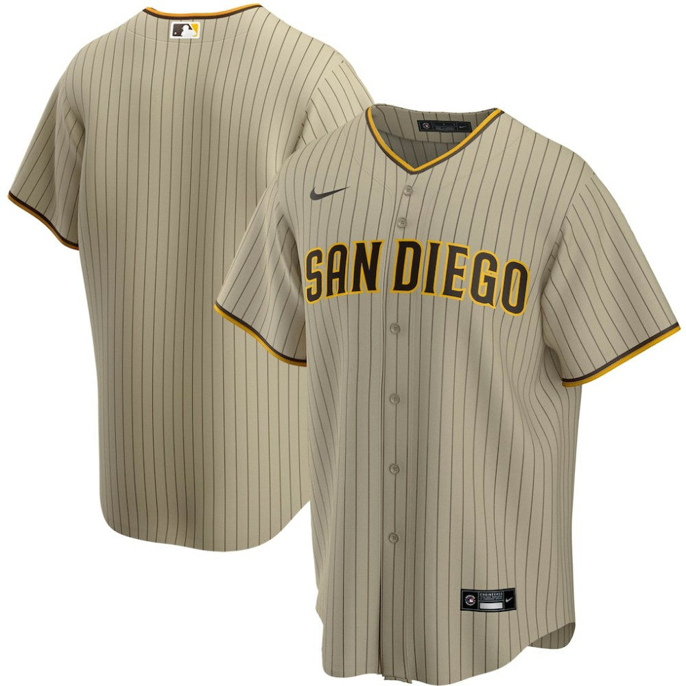 San Diego Padres Nike Alternate Replica Team Jersey - Tan - Nike Online