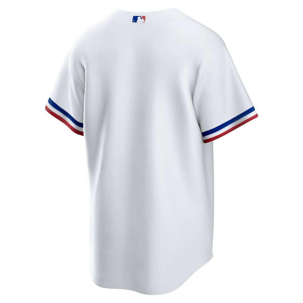 Texas Rangers Nike Home Replica Team Jersey - White - Nike Discount