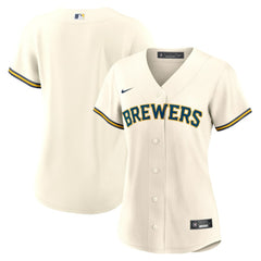 Milwaukee Brewers Nike Women's Home Replica Team Jersey - Cream - Nike on Sale