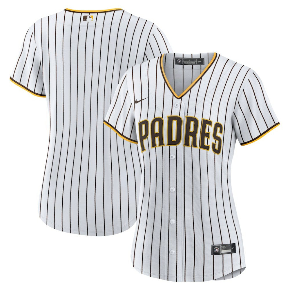 San Diego Padres Nike Women's Home Replica Team Jersey - White - Nike Lifestyle