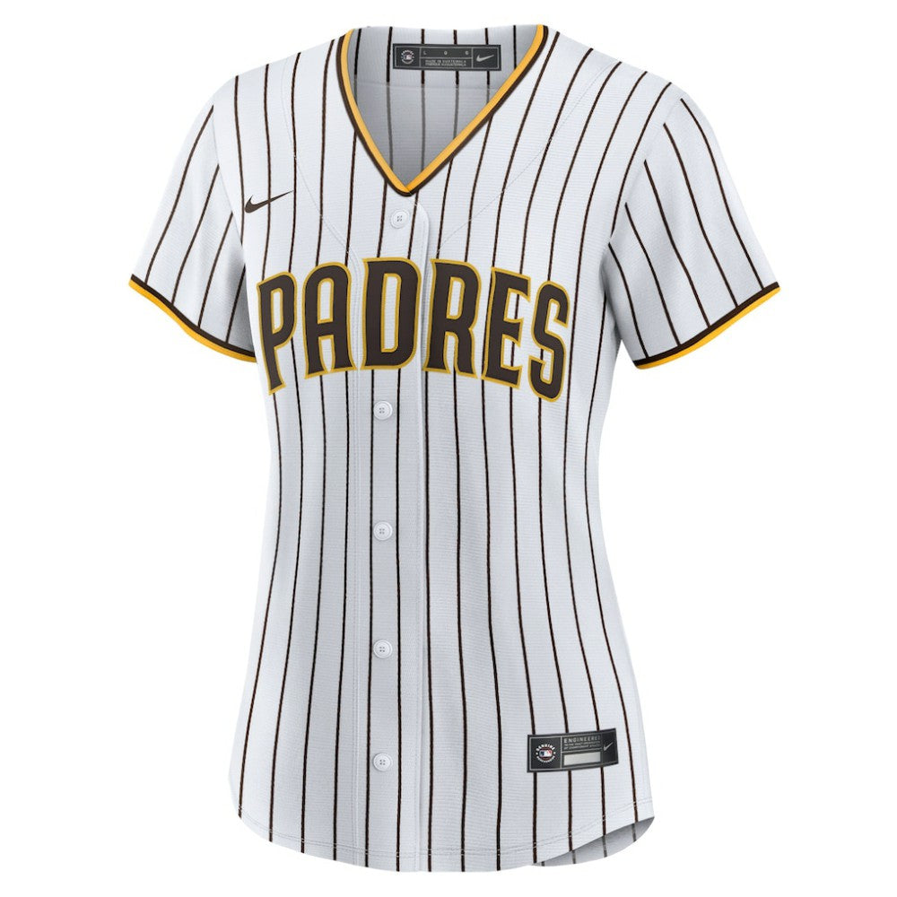 San Diego Padres Nike Women's Home Replica Team Jersey - White - Nike Lifestyle
