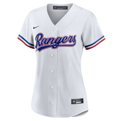 Texas Rangers Nike Women's Home Replica Team Jersey - White - Nike Online