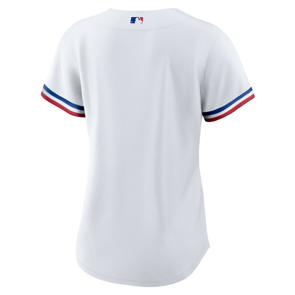 Texas Rangers Nike Women's Home Replica Team Jersey - White - Nike Online
