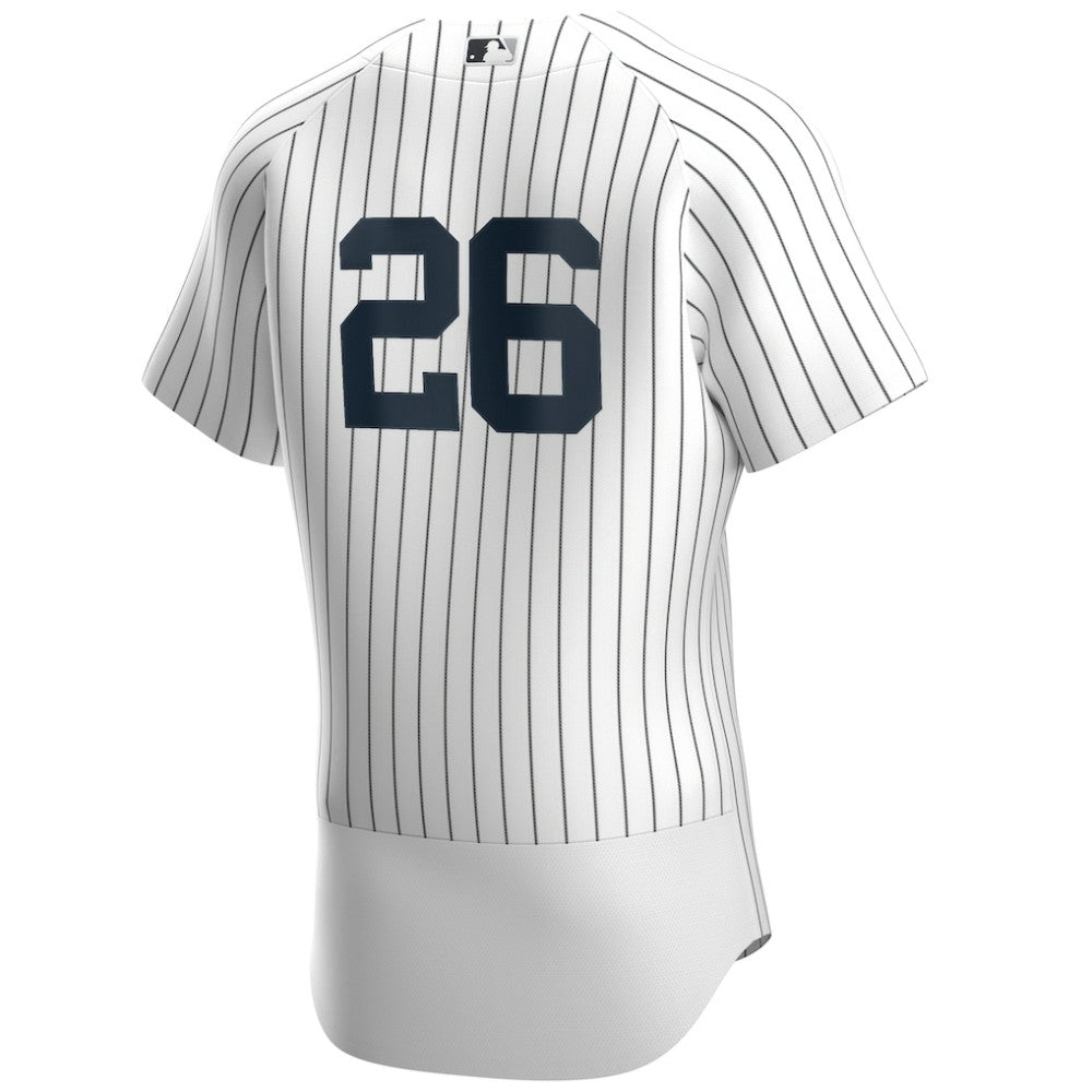 DJ LeMahieu New York Yankees Nike Home Authentic Player Jersey - White/Navy - Nike Sale