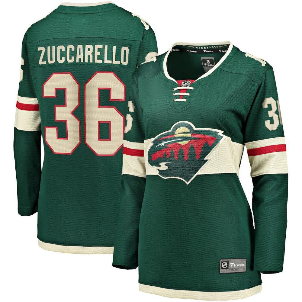 Mats Zuccarello Minnesota Wild Fanatics Women's Breakaway Player Jersey - Green - NHL 3757018