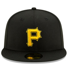 Pittsburgh Pirates New Era Alternate 2 Authentic Collection On-Field 59FIFTY Fitted Hat - Black - New Era Online