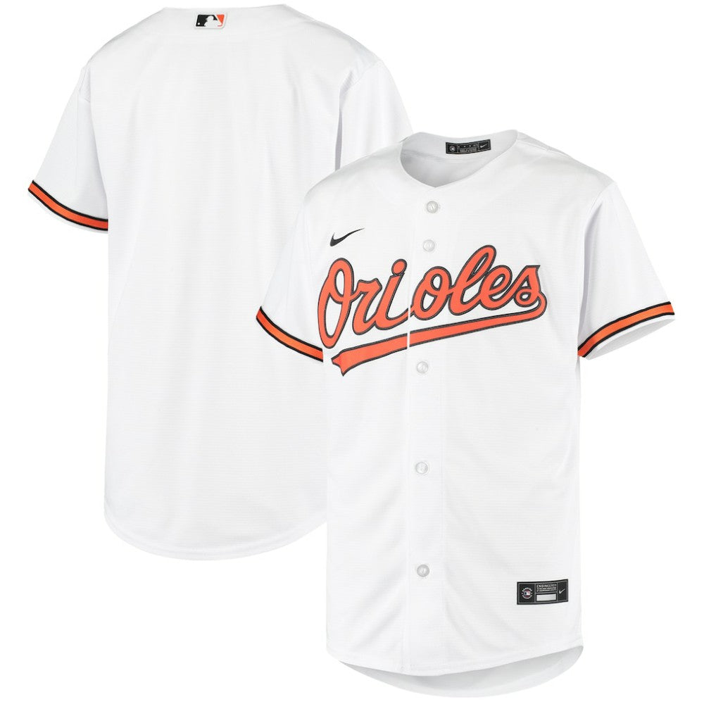 Baltimore Orioles Nike Youth Home Replica Team Jersey - White - Nike Sale
