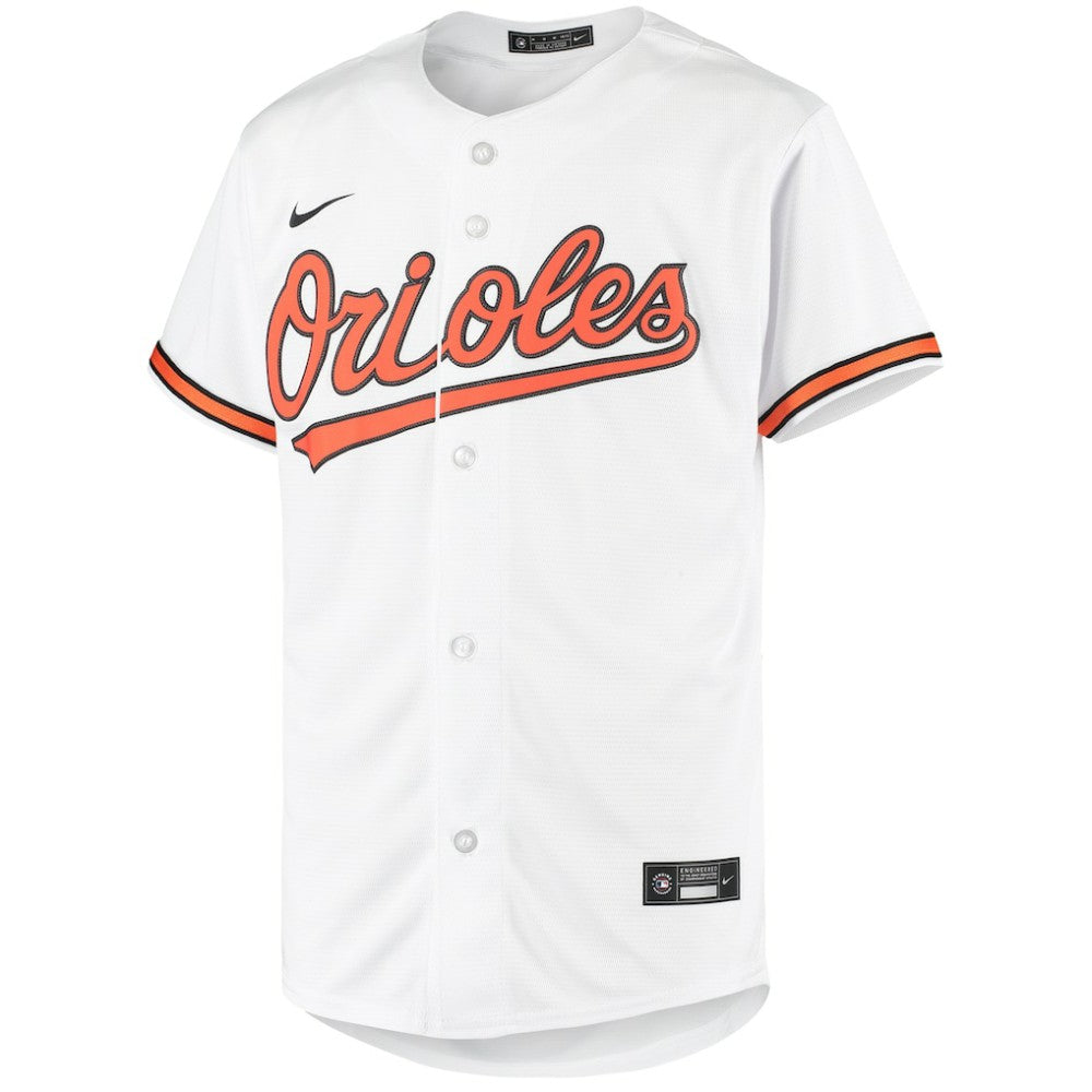 Baltimore Orioles Nike Youth Home Replica Team Jersey - White - Nike Sale