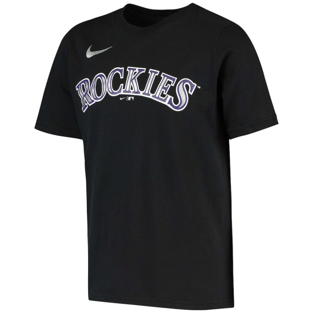 Charlie Blackmon Colorado Rockies Nike Youth Name & Number T-Shirt - Black - Nike Online