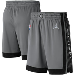 Brooklyn Nets Jordan Brand Statement Edition Swingman Shorts Charcoal