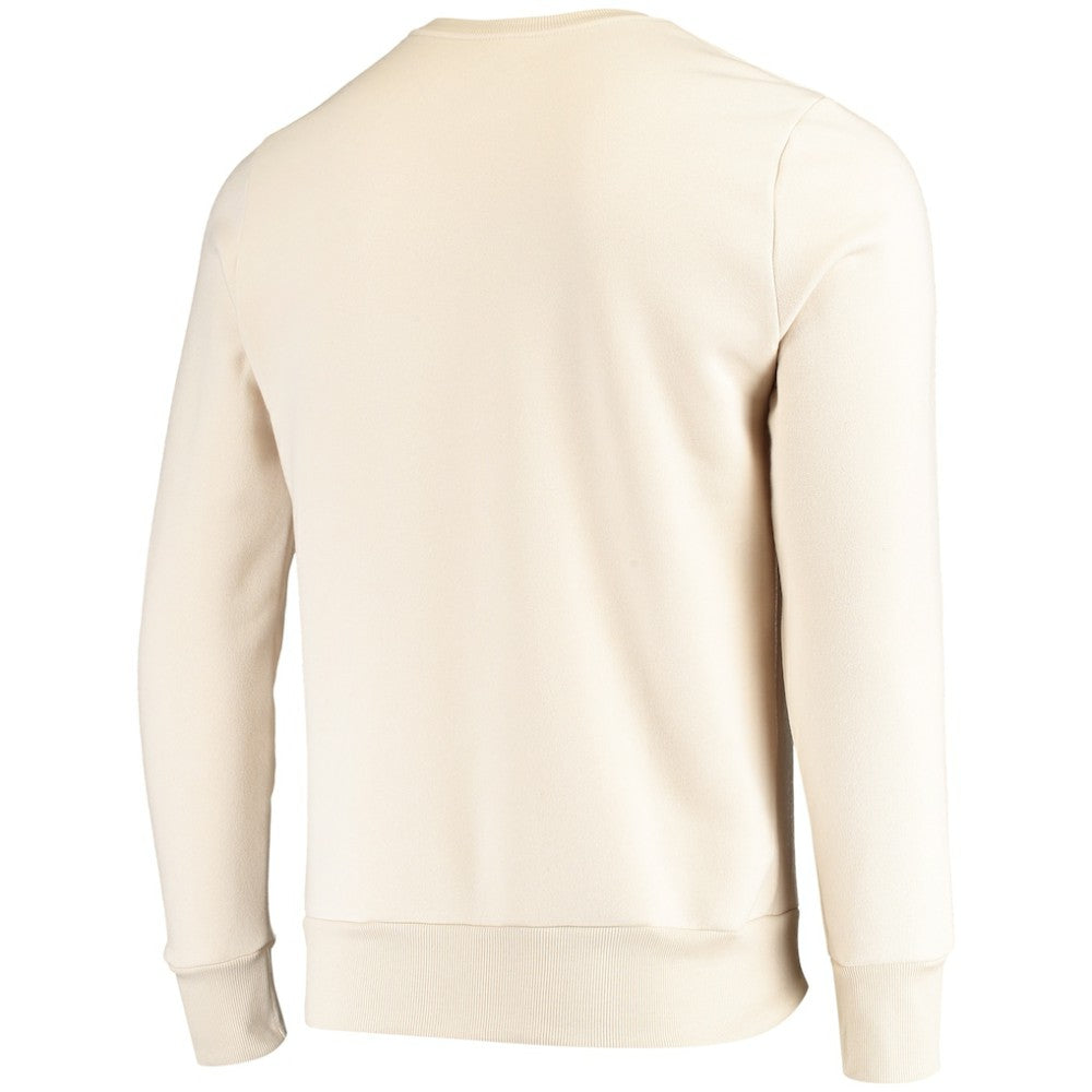 Texas Rangers Majestic Threads Fleece Pullover Sweatshirt - Oatmeal - MLB Lifestyle