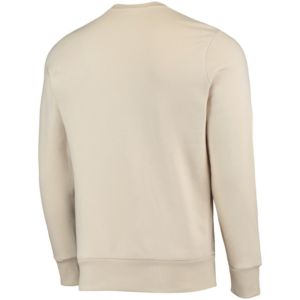 Minnesota Twins Majestic Threads Fleece Pullover Sweatshirt - Oatmeal - MLB Discount