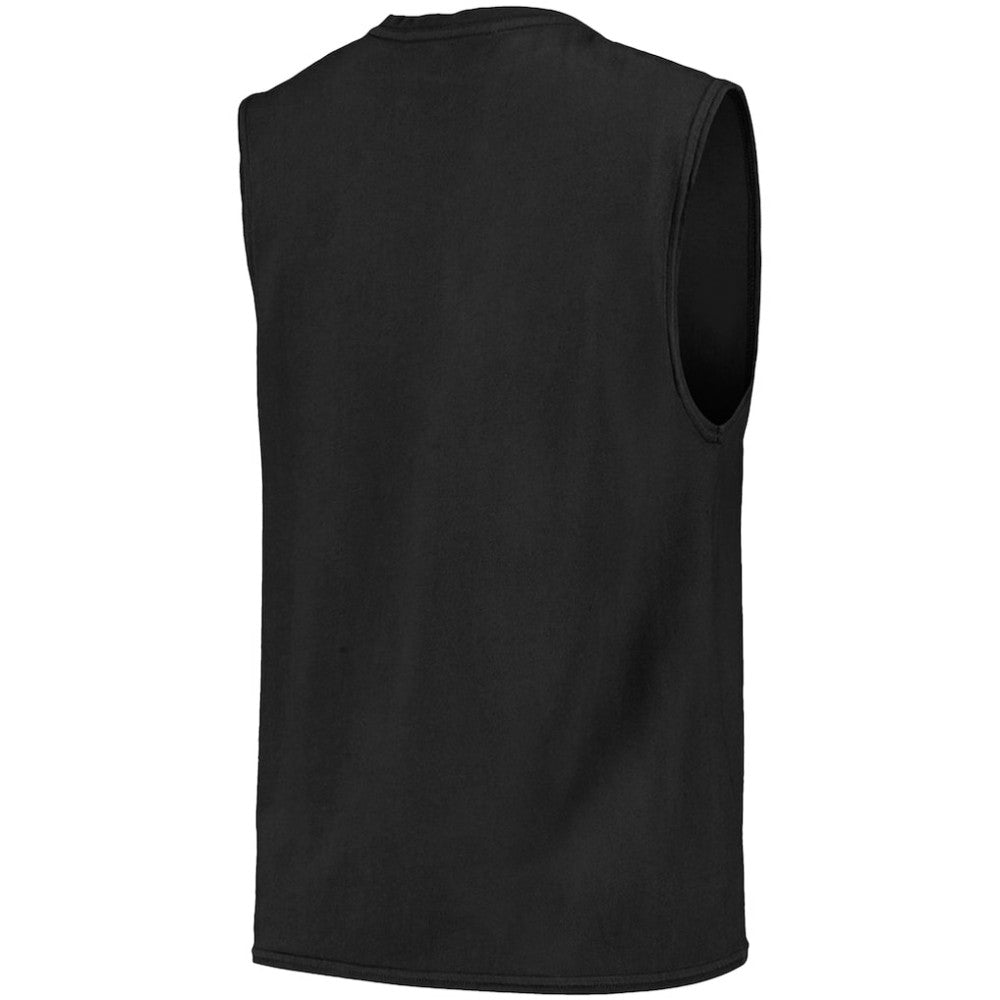 Colorado Rockies Majestic Threads Softhand Muscle Tank Top - Black - MLB Lifestyle
