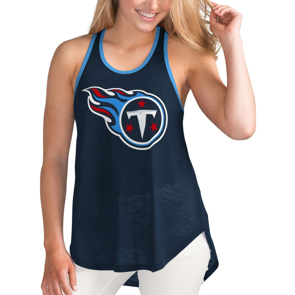 Tennessee Titans G-III 4Her by Carl Banks Women's Tater Tank Top Navy