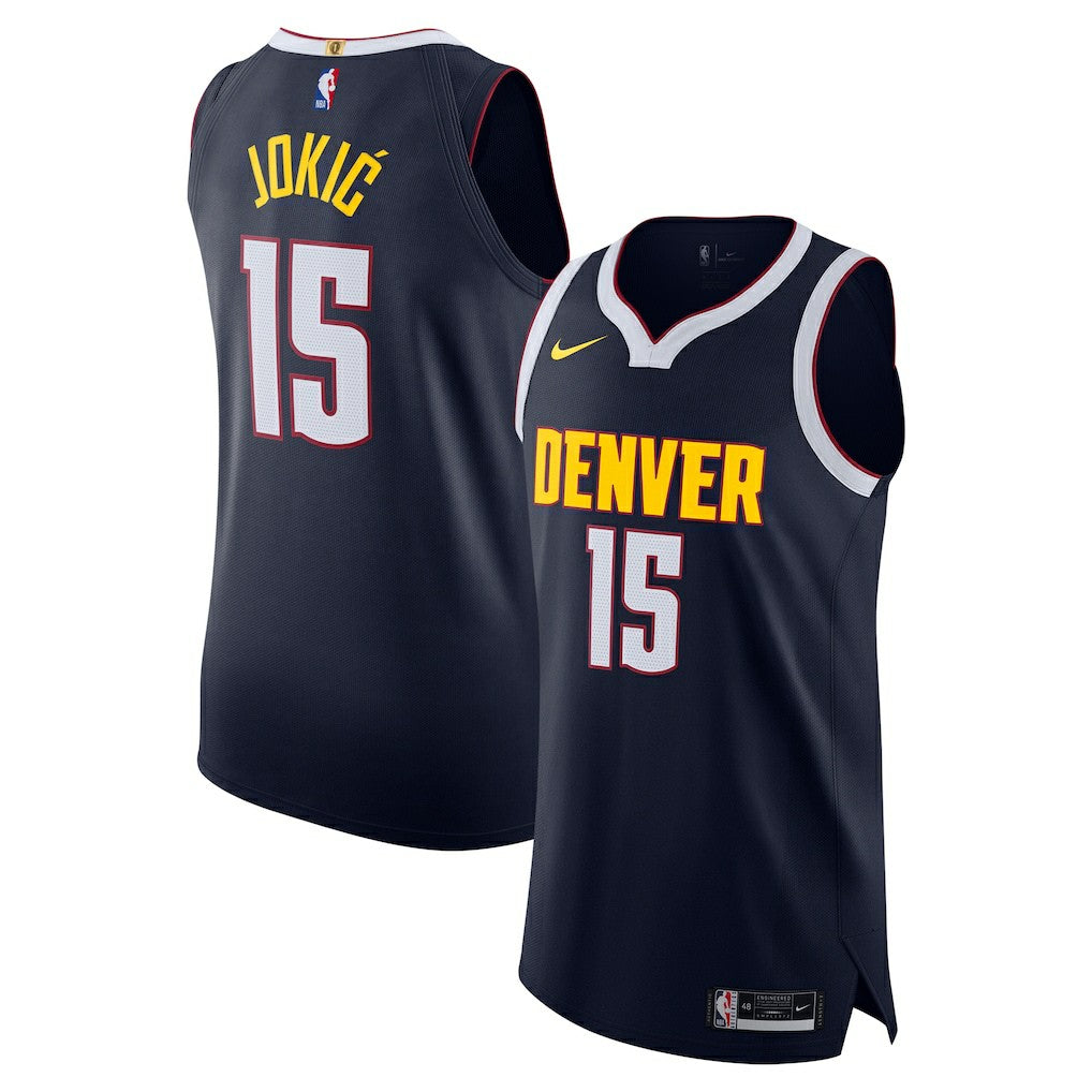 Nikola Jokic Denver Nuggets Authentic Jersey for sale Icon Editi- Navy | Nike discount