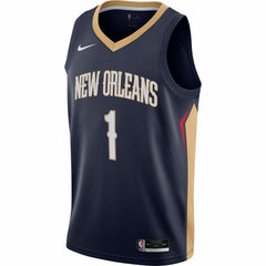 Zion Williamson New Orleans Pelicans Swingman Jersey Navy Icon Edition | Nike outlet