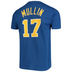 Chris Mullin Golden State Warriors Hardwood Classics Name & Number Team T-Shirt for sale Royal | Mitchell & Ness outlet