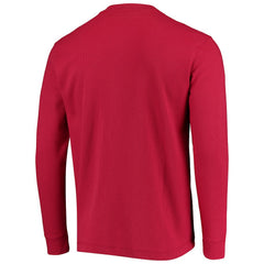 Kansas City Chiefs Dunbrooke Logo Maverick Thermal Henley Long Sleeve T-Shirt Red
