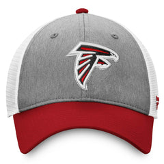 Fanatics Atlanta Falcons Tri-Tone Trucker Snapback Hat Gray/Red