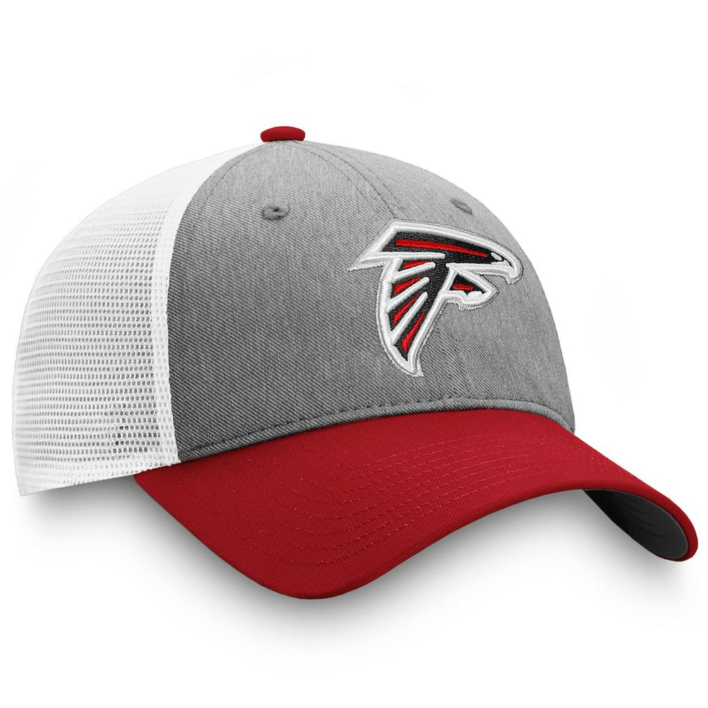 Fanatics Atlanta Falcons Tri-Tone Trucker Snapback Hat Gray/Red