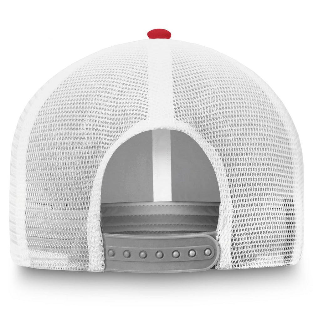 Fanatics Atlanta Falcons Tri-Tone Trucker Snapback Hat Gray/Red