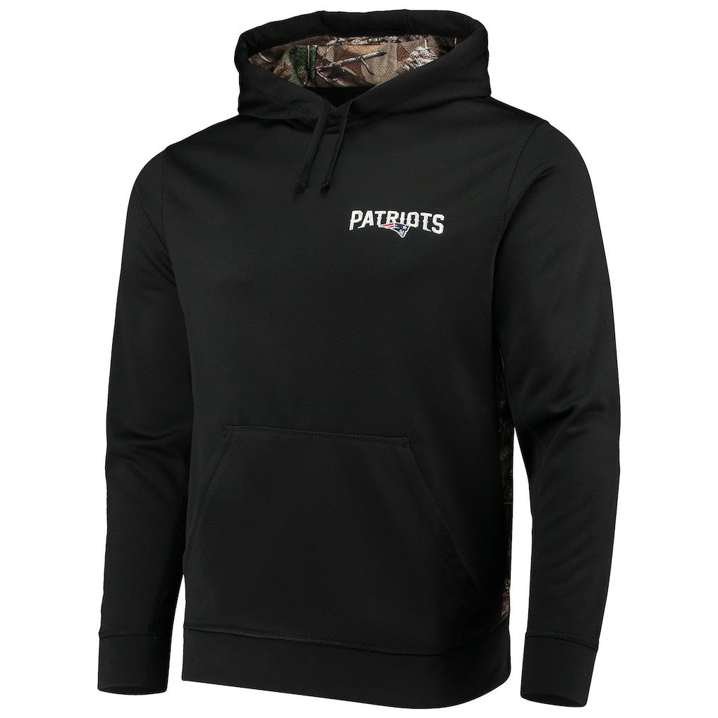 New England Patriots Dunbrooke Logo Ranger Pullover Hoodie Black/Realtree Camo