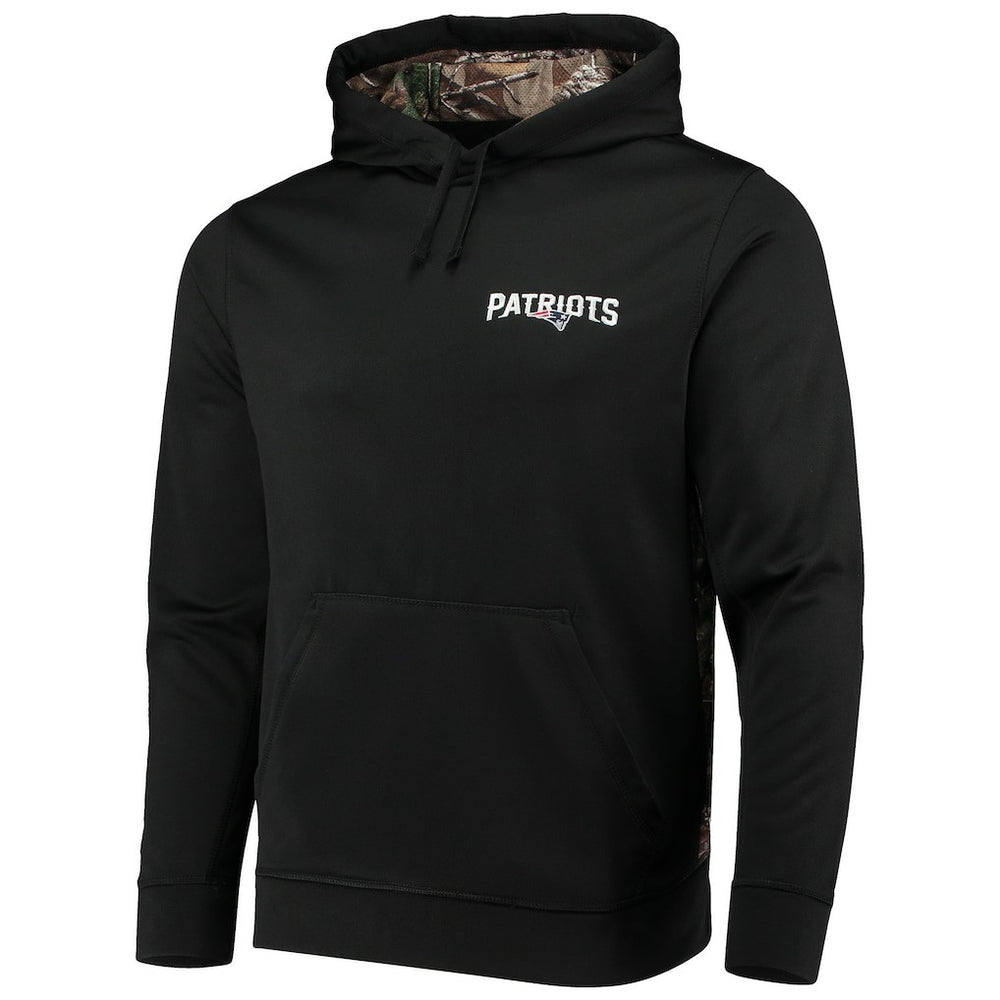 New England Patriots Dunbrooke Logo Ranger Pullover Hoodie Black/Realtree Camo