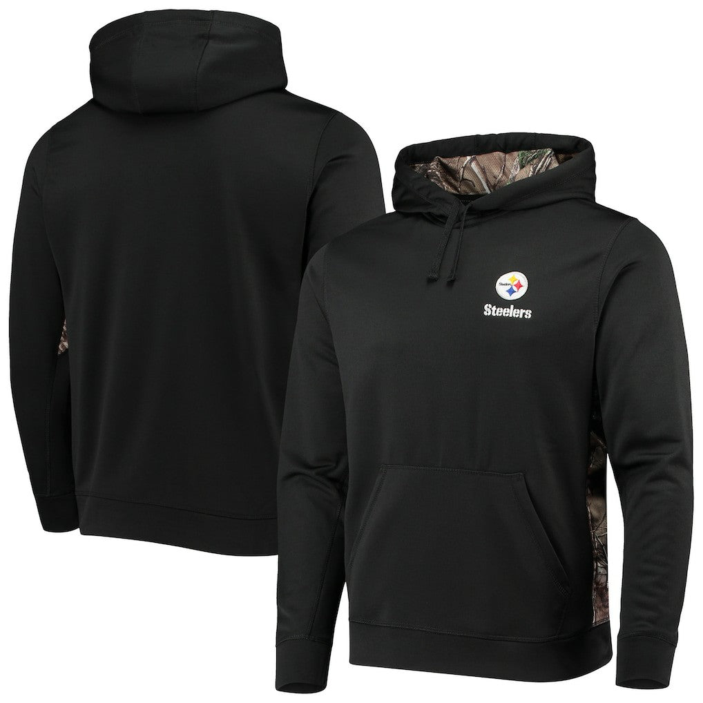 Pittsburgh Steelers Dunbrooke Logo Ranger Pullover Hoodie Black/Realtree Camo