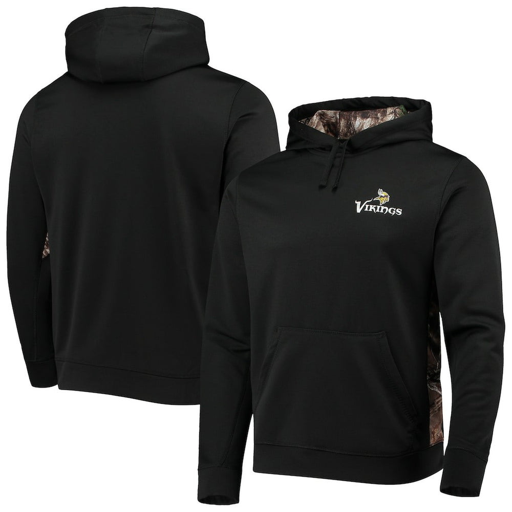 Minnesota Vikings Dunbrooke Logo Ranger Pullover Hoodie Black/Realtree Camo