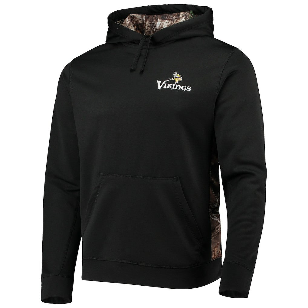Minnesota Vikings Dunbrooke Logo Ranger Pullover Hoodie Black/Realtree Camo