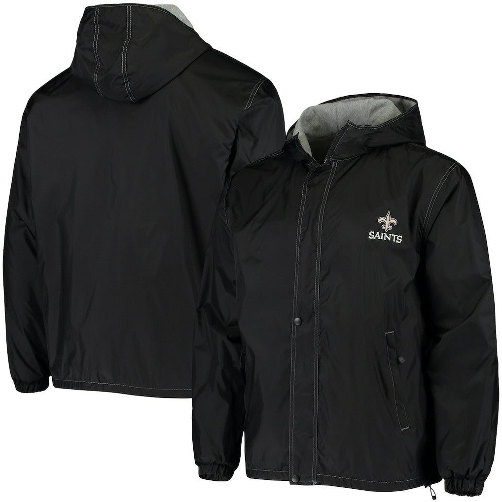 New Orleans Saints Dunbrooke Logo Legacy Stadium Full-Zip Jacket- Black