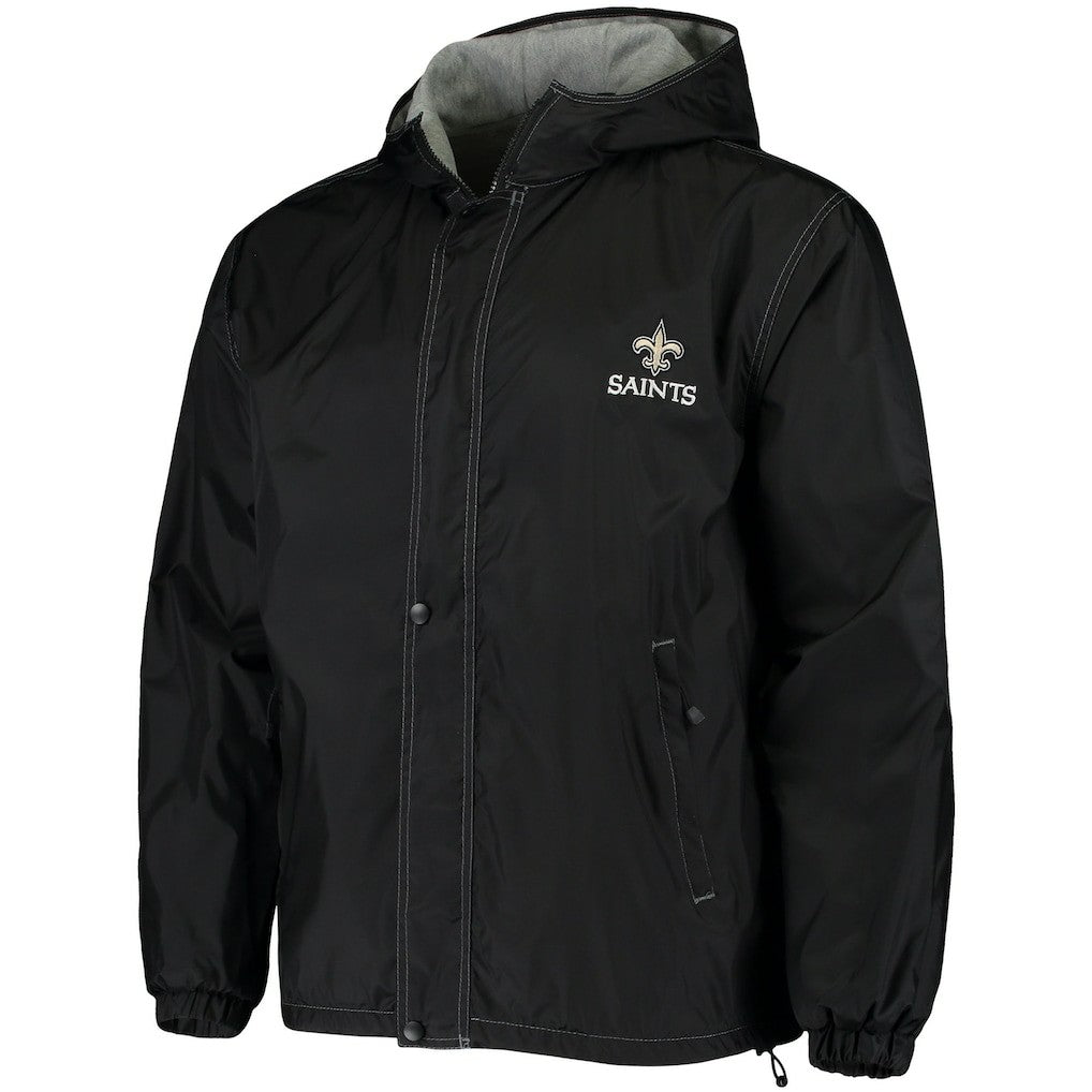 New Orleans Saints Dunbrooke Logo Legacy Stadium Full-Zip Jacket- Black