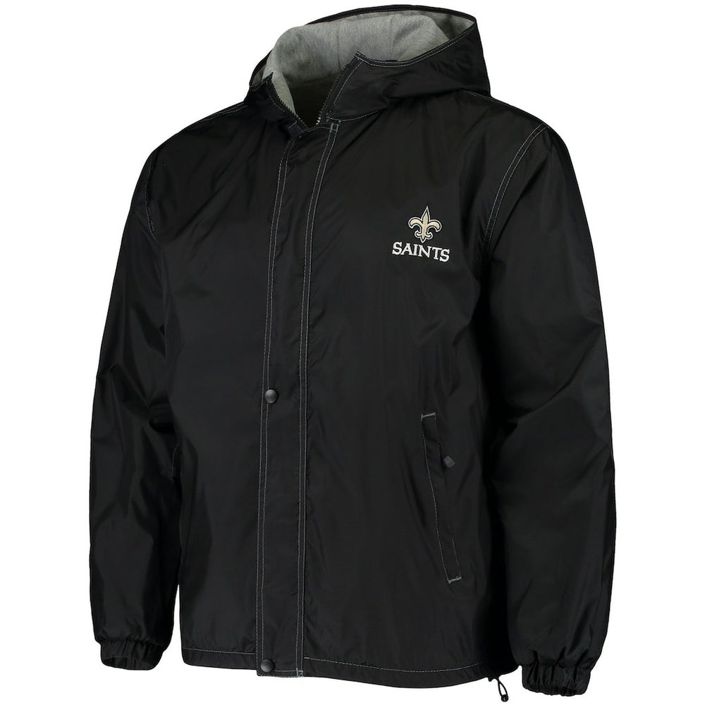 New Orleans Saints Dunbrooke Logo Legacy Stadium Full-Zip Jacket- Black