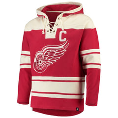 Steve Yzerman Detroit Red Wings '47 Player Lacer Pullover Hoodie - Red - NHL 3781526