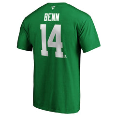 Jamie Benn Dallas Stars Fanatics Authentic Stack Player Name & Number T-Shirt - Kelly Green - NHL 3781649